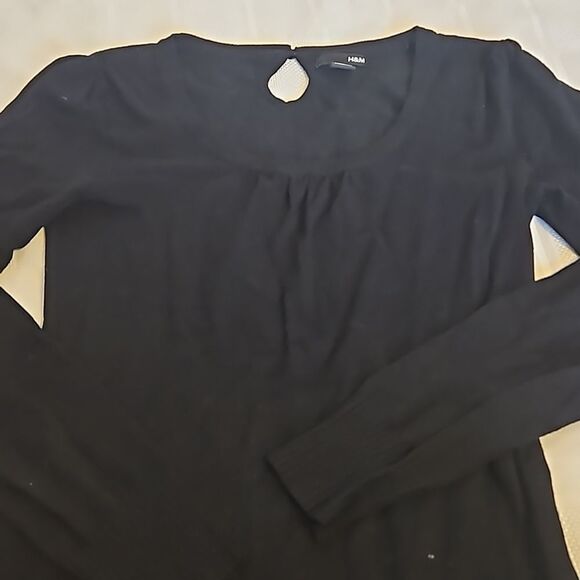 H&M Women's Long Sleeves Sweater Black XS - Picture 13 of 16
